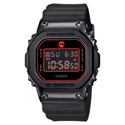 G-Shock 5600 Series  Rui Hachimura Signature Model GM5600RH-1 - The "Black Samurai" Metal Square