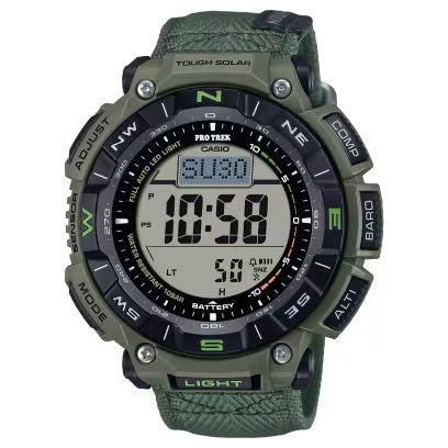 G-Shock Pro Trek Series Watch. PRG340B-3 - The "Evergreen" Explorer