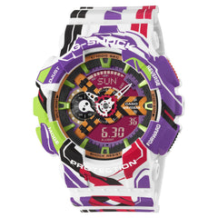 G-Shock Analog Digital  EVANGELION Anime 30th Anniversary Watch. GA110EVA30-7A - The "Unit-00" Tactical Pilot