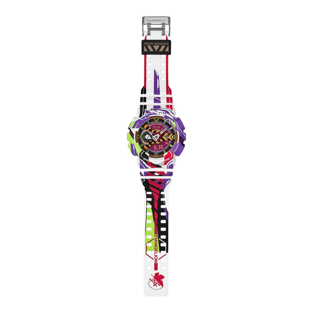 G-Shock Analog Digital  EVANGELION Anime 30th Anniversary Watch. GA110EVA30-7A - The "Unit-00" Tactical Pilot