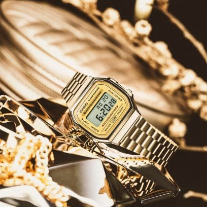 Casio Vintage Collection.A168WG-9VT - The Gilded Retro Icon