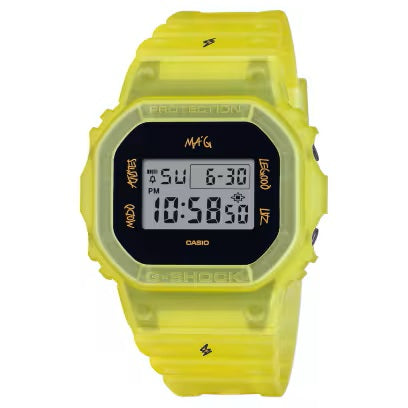 G-Shock Digital 5600 Series J Balvin collaboration model Watch. DWE5600JB-1A9 - The "Ma G" Customizable Square