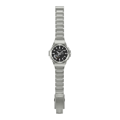 G-Shock G-Steel Solar powered Watch. GSTB1000D-1A - The "Silver Turbine" Chronograph