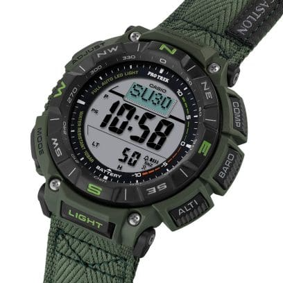G-Shock Pro Trek Series Watch. PRG340B-3 - The "Evergreen" Explorer