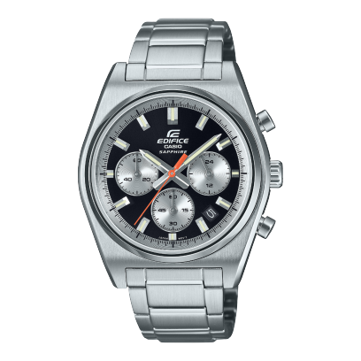 Casio Edifice Chronograph Watch. EFB730D-1AV - The "Flat Bezel" Sapphire Chronograph