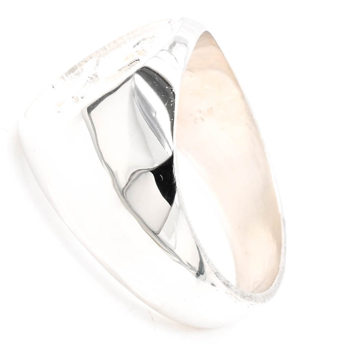 Sterling Silver Oval Shriners Ring.
