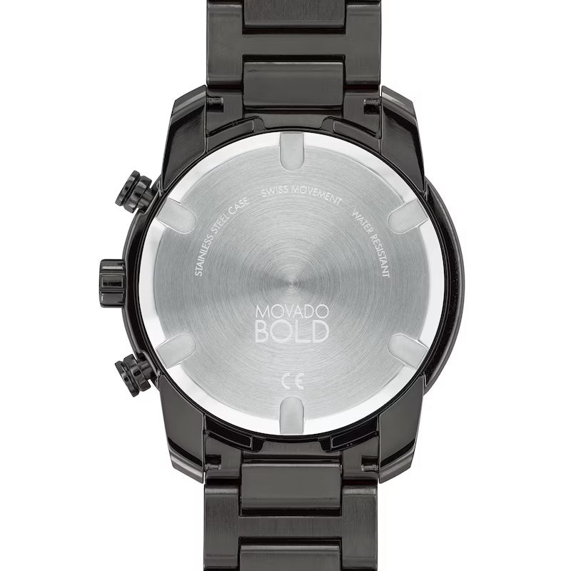 Movado Bold Verso 44mm Chronograph Swiss Quartz Watch 