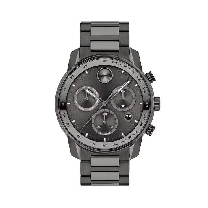 Movado Bold Verso 44mm Chronograph Swiss Quartz Watch 