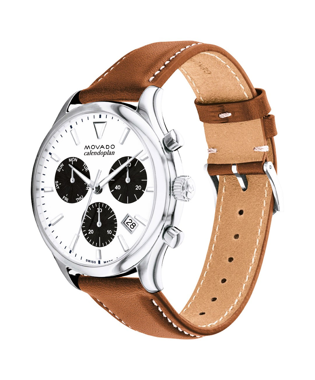 Movado Heritage Calendo Chronograph 43mm Quartz Watch #3650147.