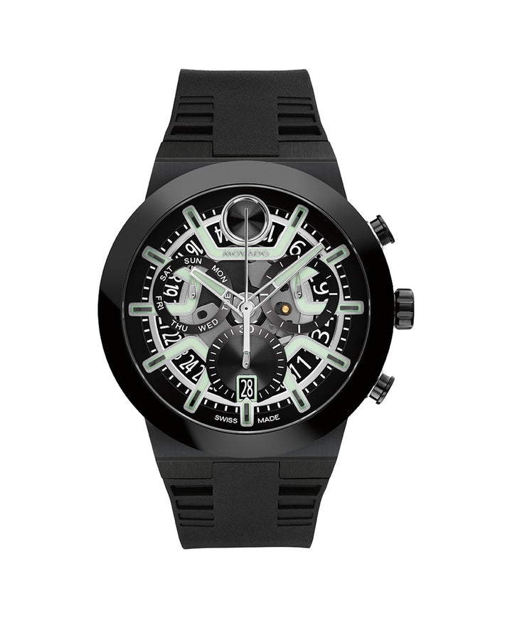Movado Bold Fusion Chronograph 44mm Swiss Quartz Watch. 