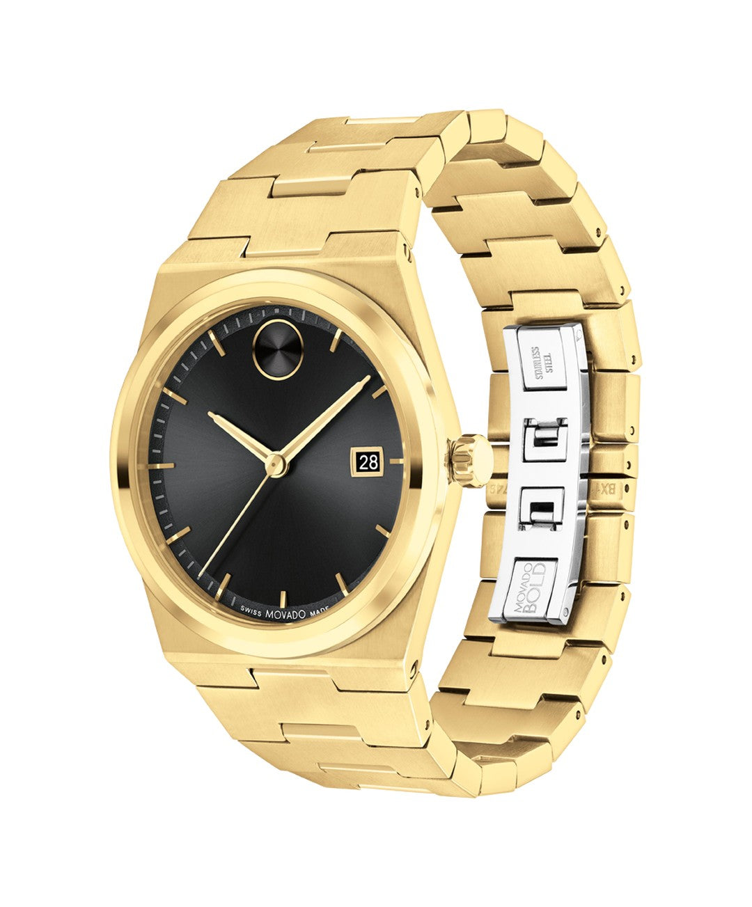 Movado Bold Quest 40mm Swiaa Quartz Watch 