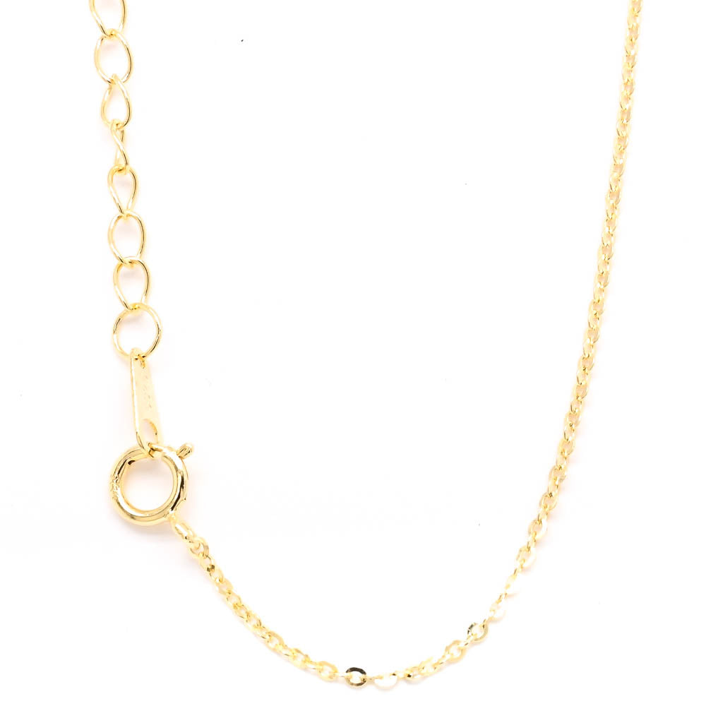 Graziella Sterling Silver Curved SMILE  Necklace