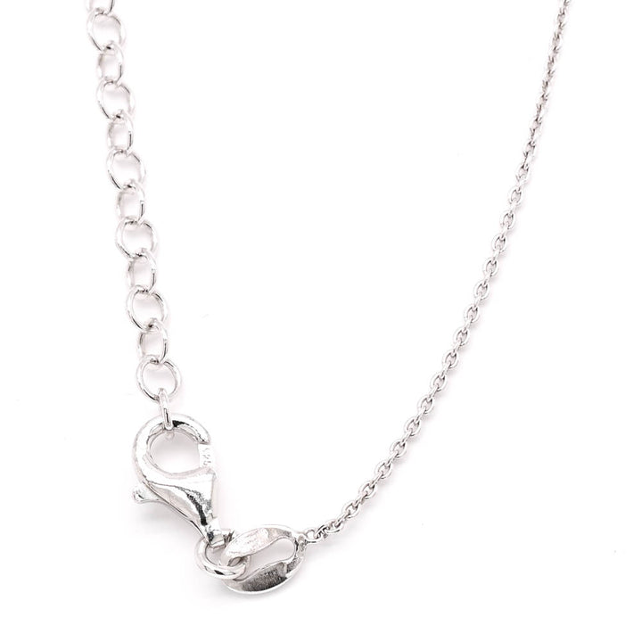 Graziella Sterling Silver Rosary Religious Holy Mary Cross Necklace