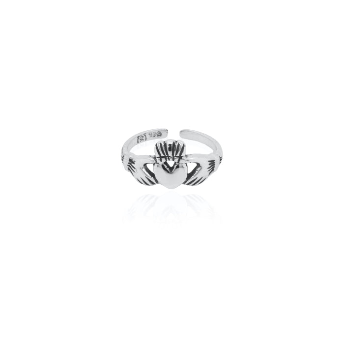 Sterling Silver Claddagh Toe Ring