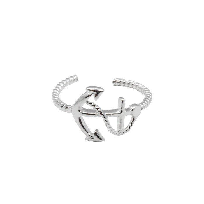 Sterling Silver Anchor Toe Ring