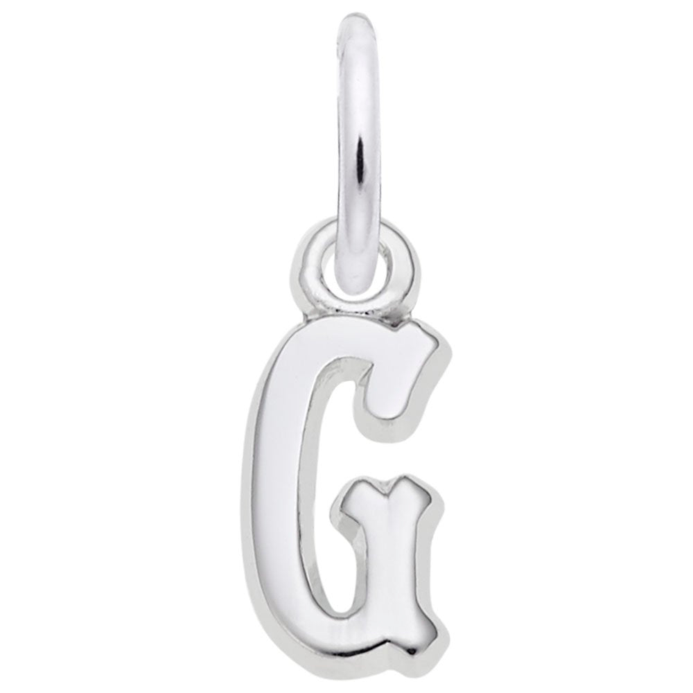 Rembrandt Sterling Silver G Charm.