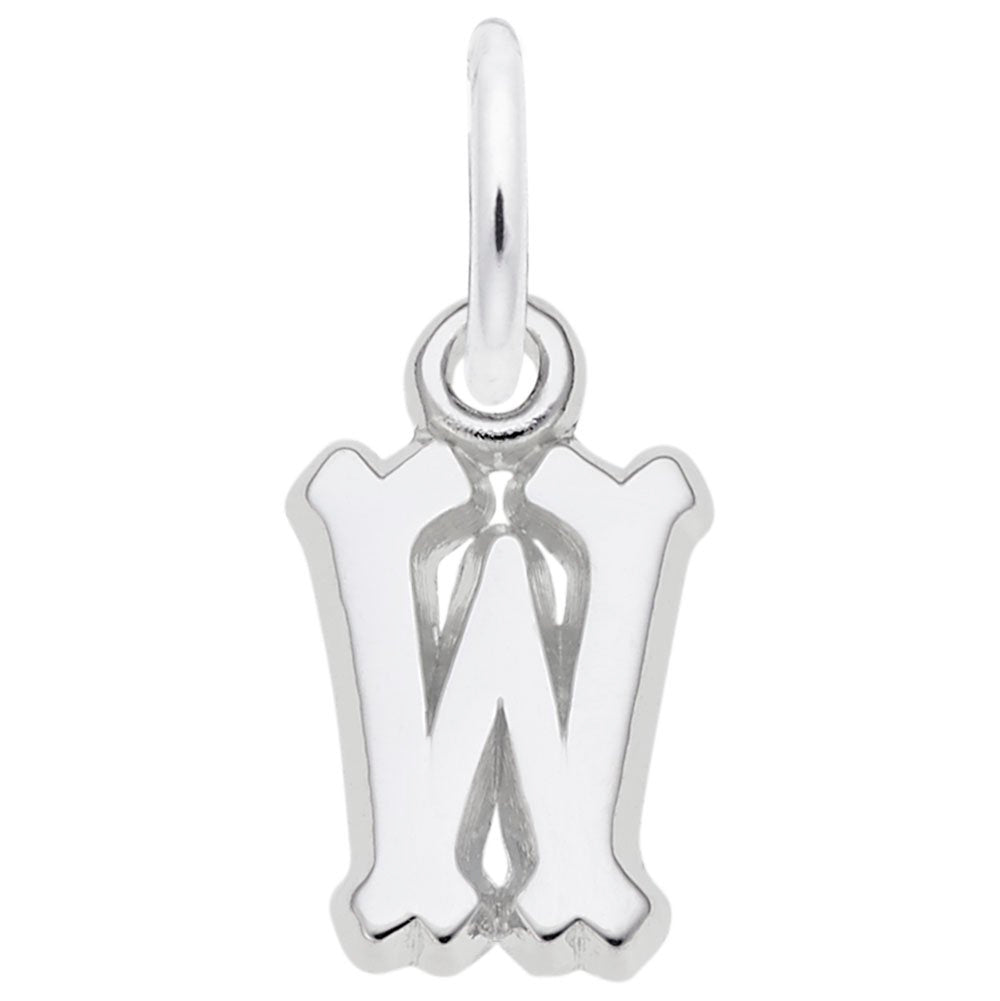 Rembrandt Sterling Silver W Charm.