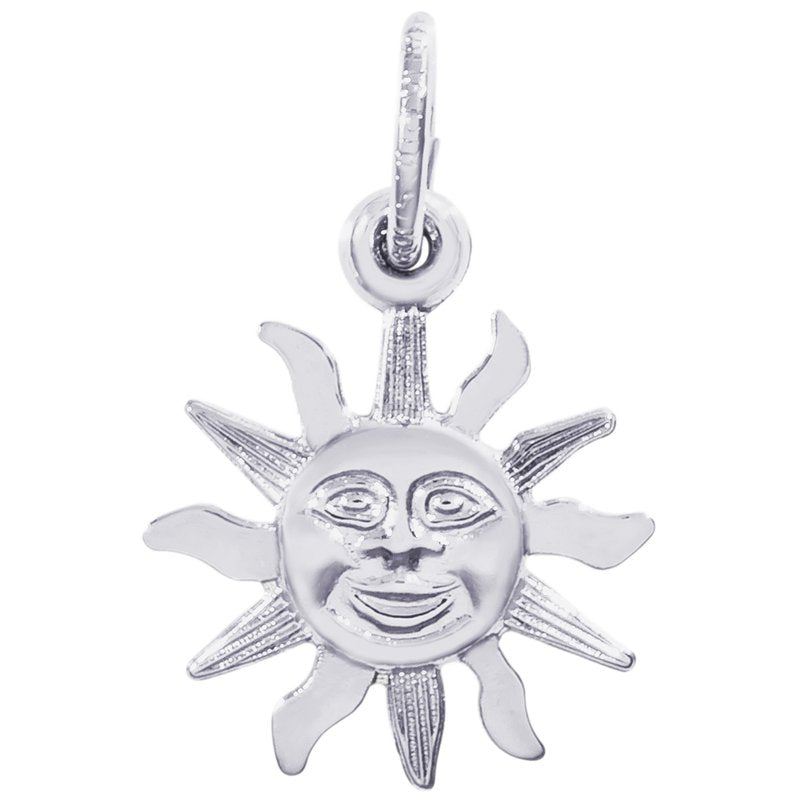 Rembrandt Sterling Silver Sunburst Charm.