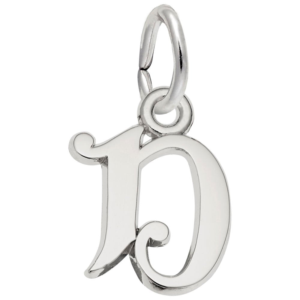 Rembrandt Sterling Silver D Charm