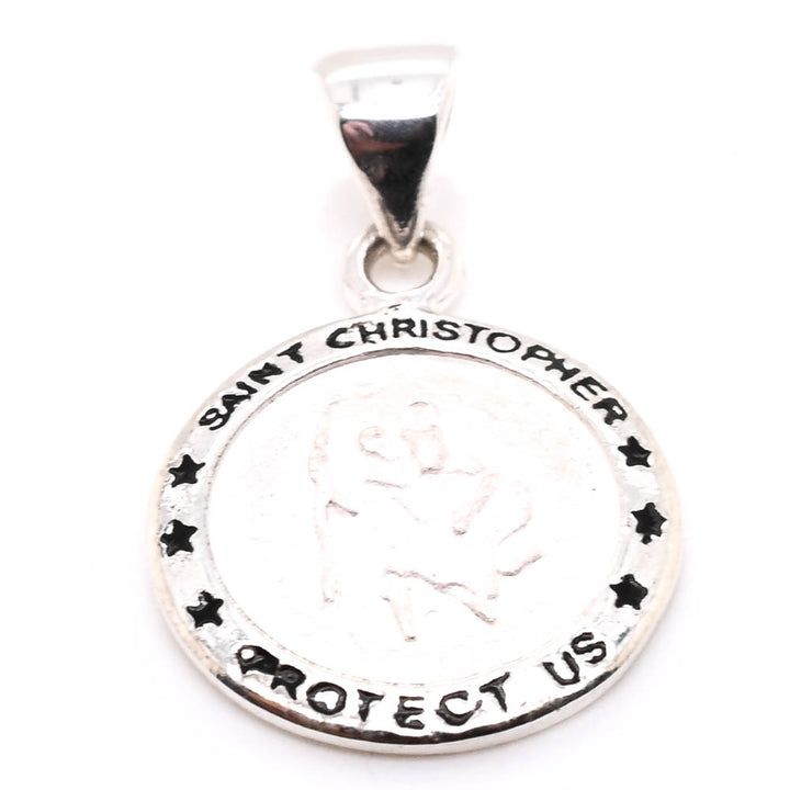Graziella Sterling Silver St. Christopher Pendant