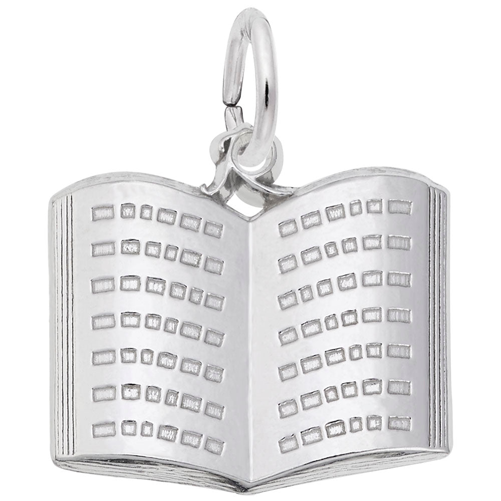 Rembrandt Sterling Silver Book Charm.