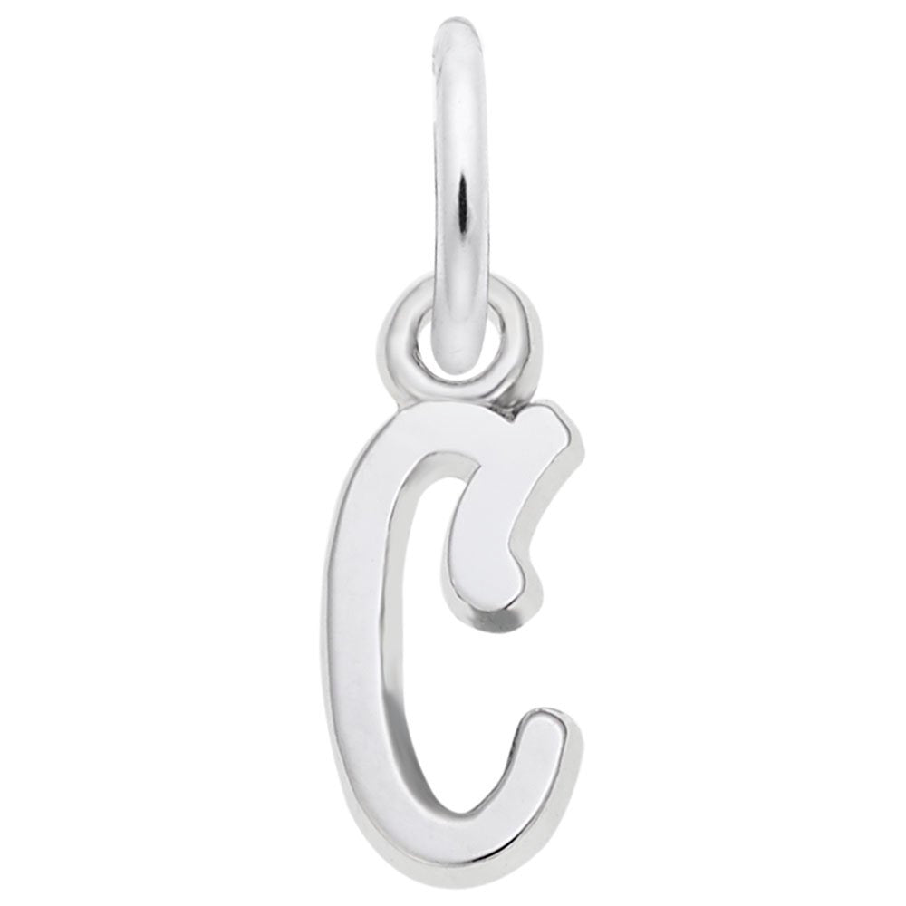 Rembrandt Sterling Silver C Charm.