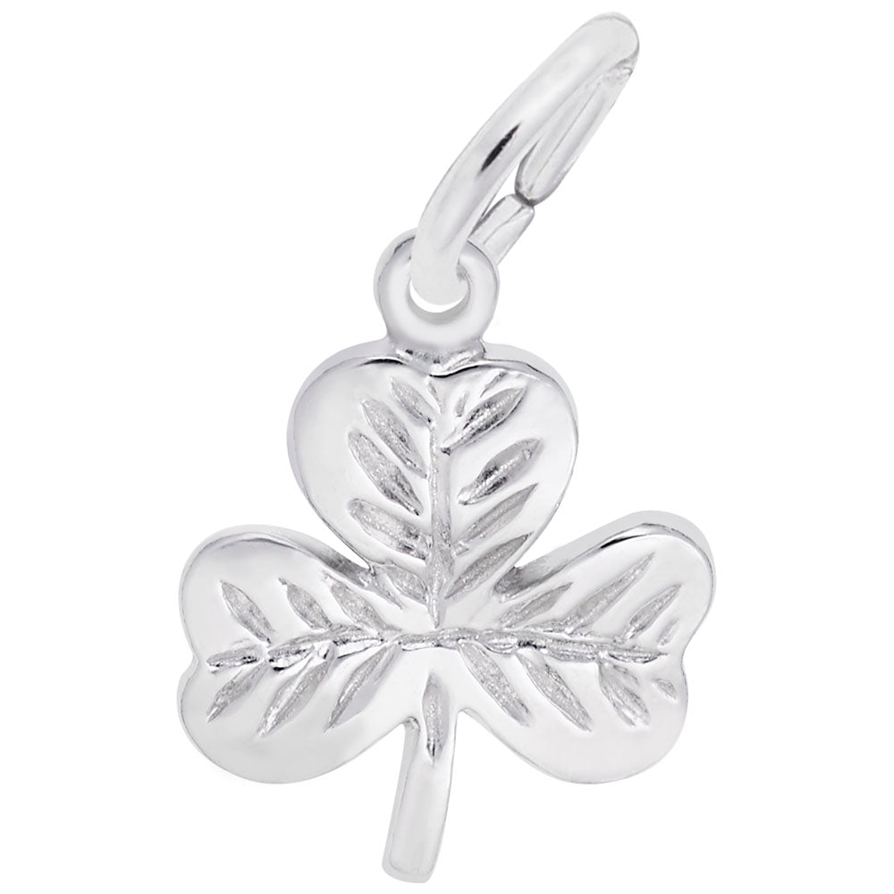Rembrandt Sterling Silver Shamrock Charm.