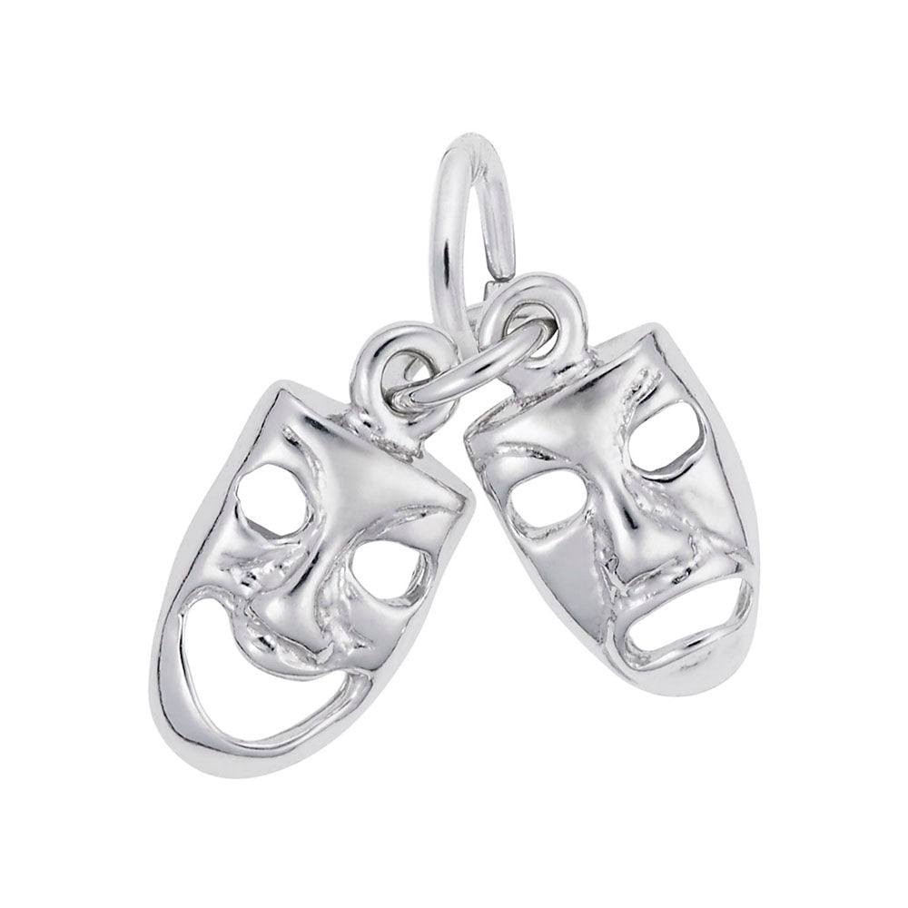 Rembrandt Sterling Silver Comedy/Tragedy Charms.