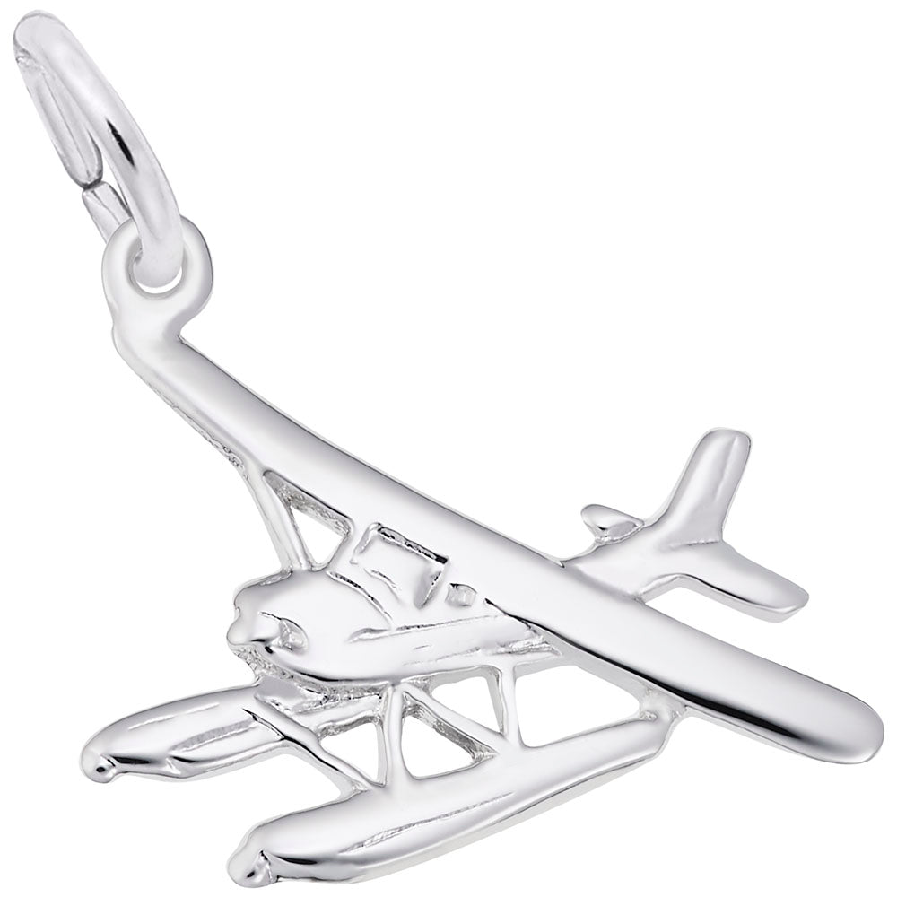 Rembrandt Sterling Silver Seaplane Charm.
