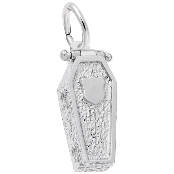 Rembrandt sterling silver Coffin Charm