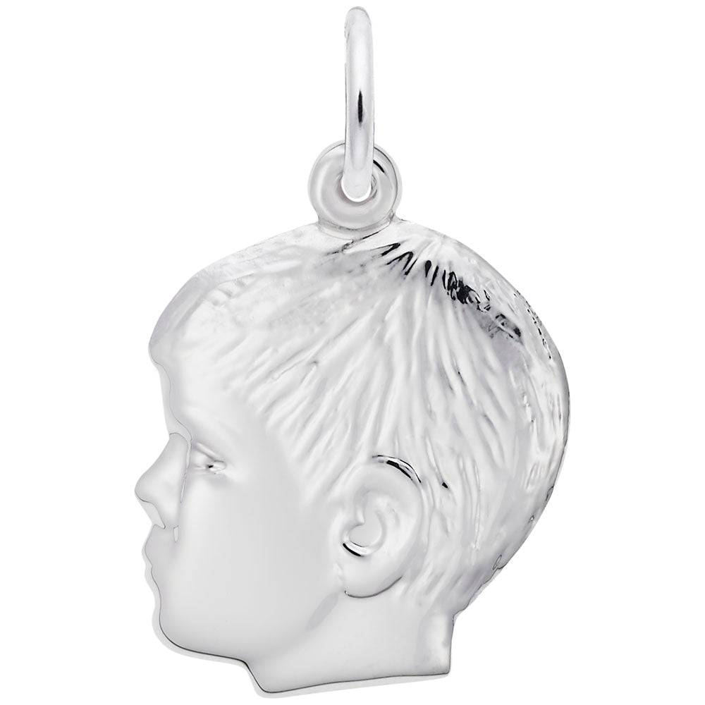 Rembrandt Sterling Silver Boys Head