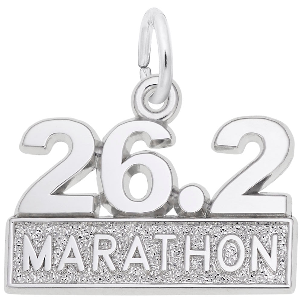 Rembrandt Sterling silver 26.2 Marathon Charm.