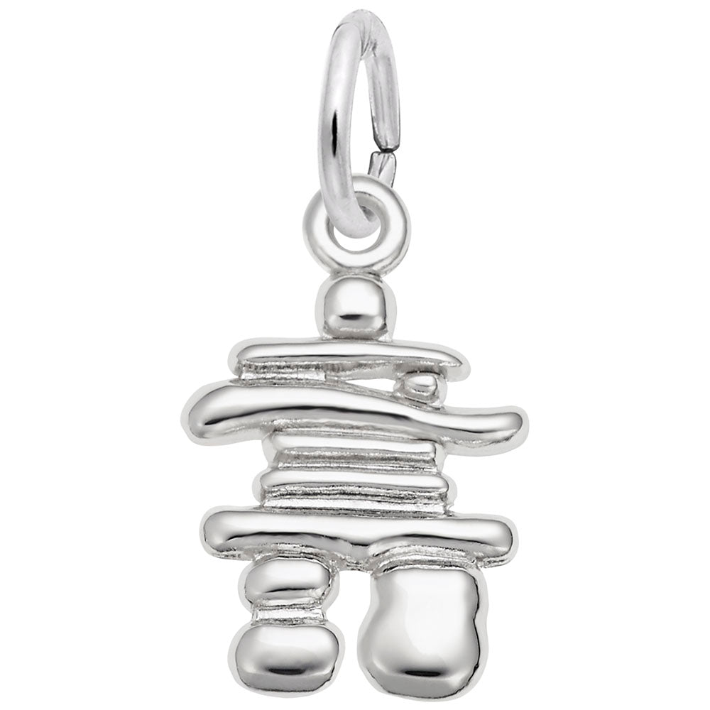 Rembrandt Sterling Silver Inukshuk Charm