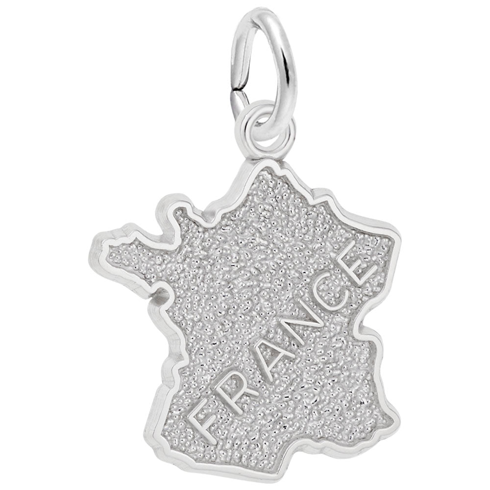 Rembrandt Sterling Silver France Map.