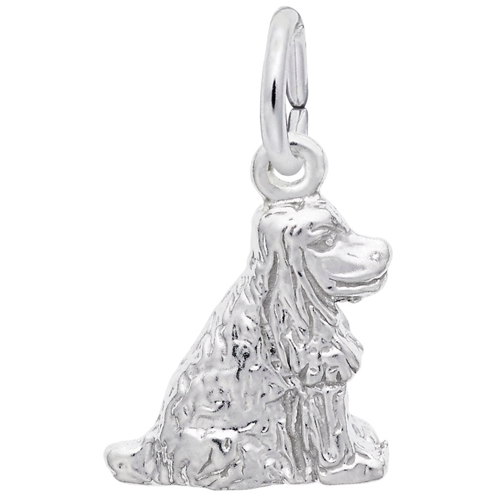 Rembrandt Sterling Silver Cocker Spaniel.