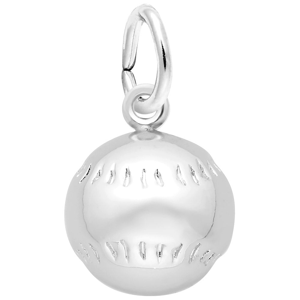 Rembrandt sterling Silver Baseball Charm