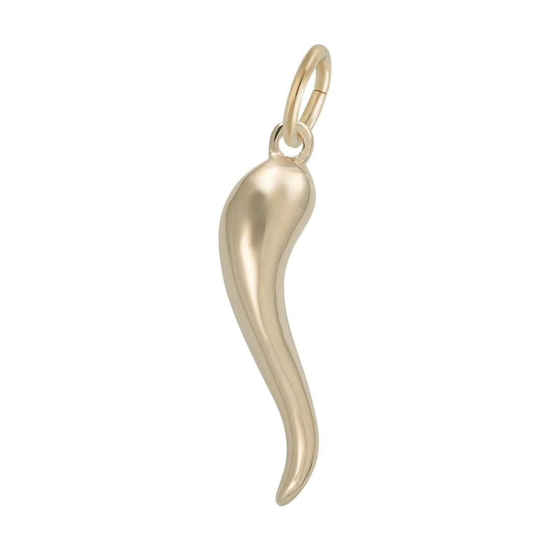 Rembrandt Sterling Silver Italian Horn Large Charm.