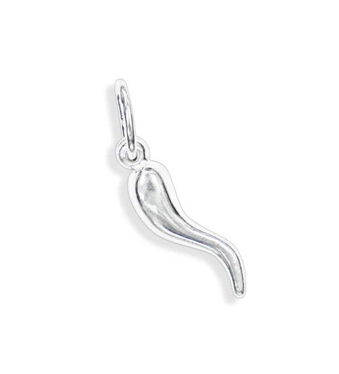 Graziella Sterling silver Italian Horn Pendant.