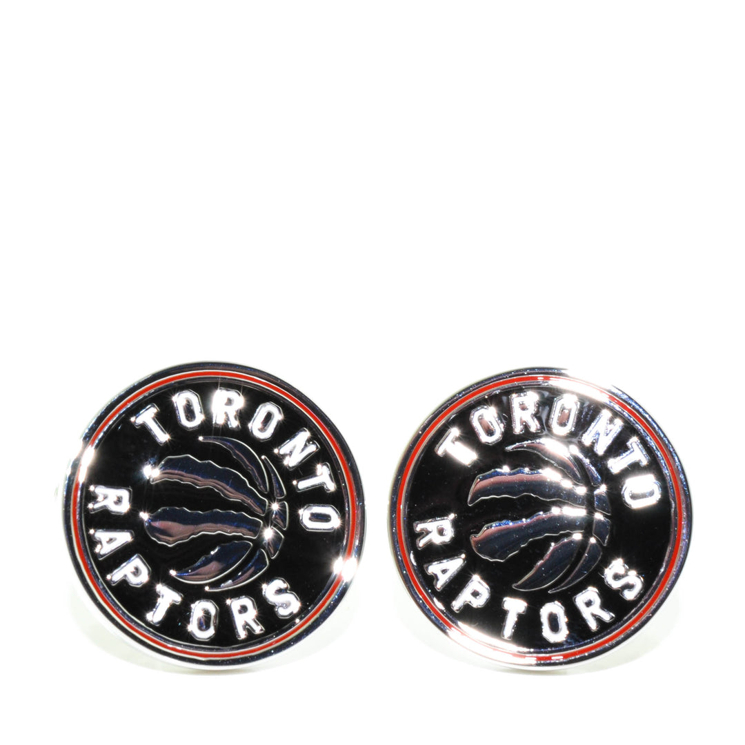Raptors Stainless Steel Cufflinks.