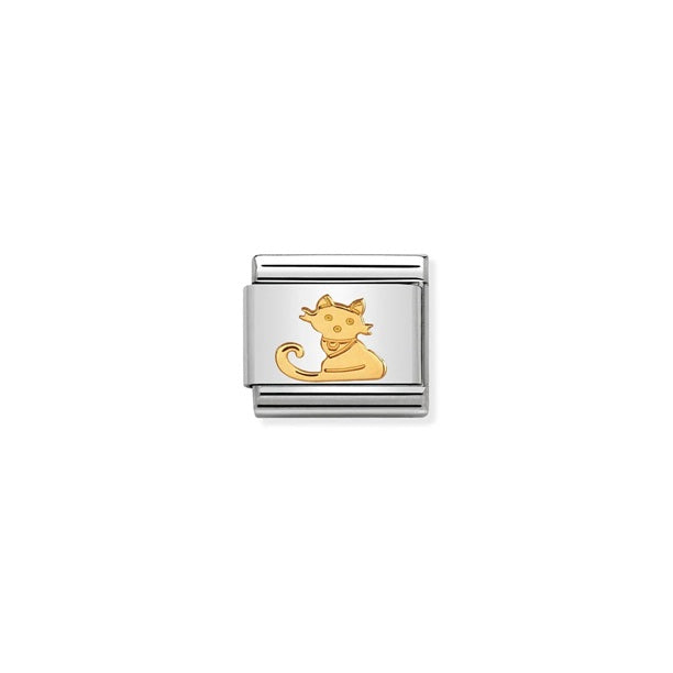 Nomination Composable® Link, Charm, Seated Cat.