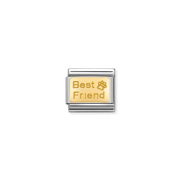 Nomination Composable® Link, Charm, Paw Best Friend in Gold