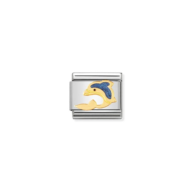 Nomination lComposable® Link, Charm, enamel Dolphin.