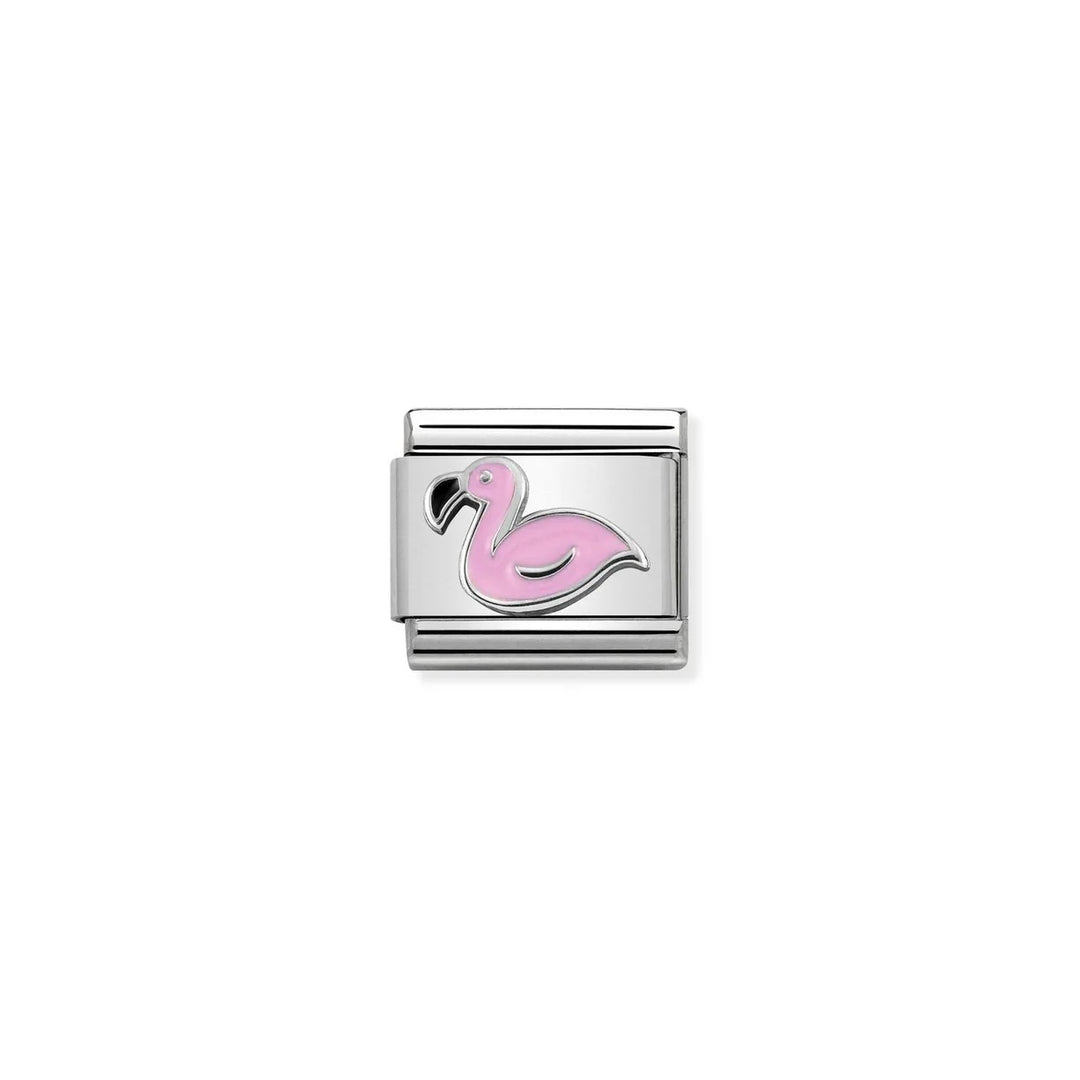 Composable Classic OXYDISED PLATES 2 in steel and 92 Pink Flamingo