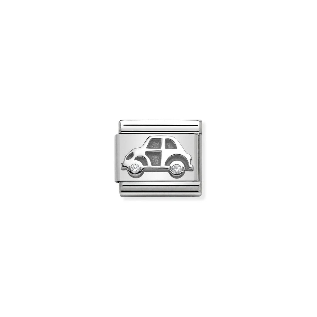 Nomination Composable® Link, Charm, Car in Silver and Stone.