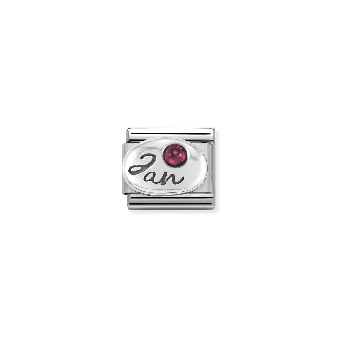 NominationComposable® Link, Charm, January in Silver