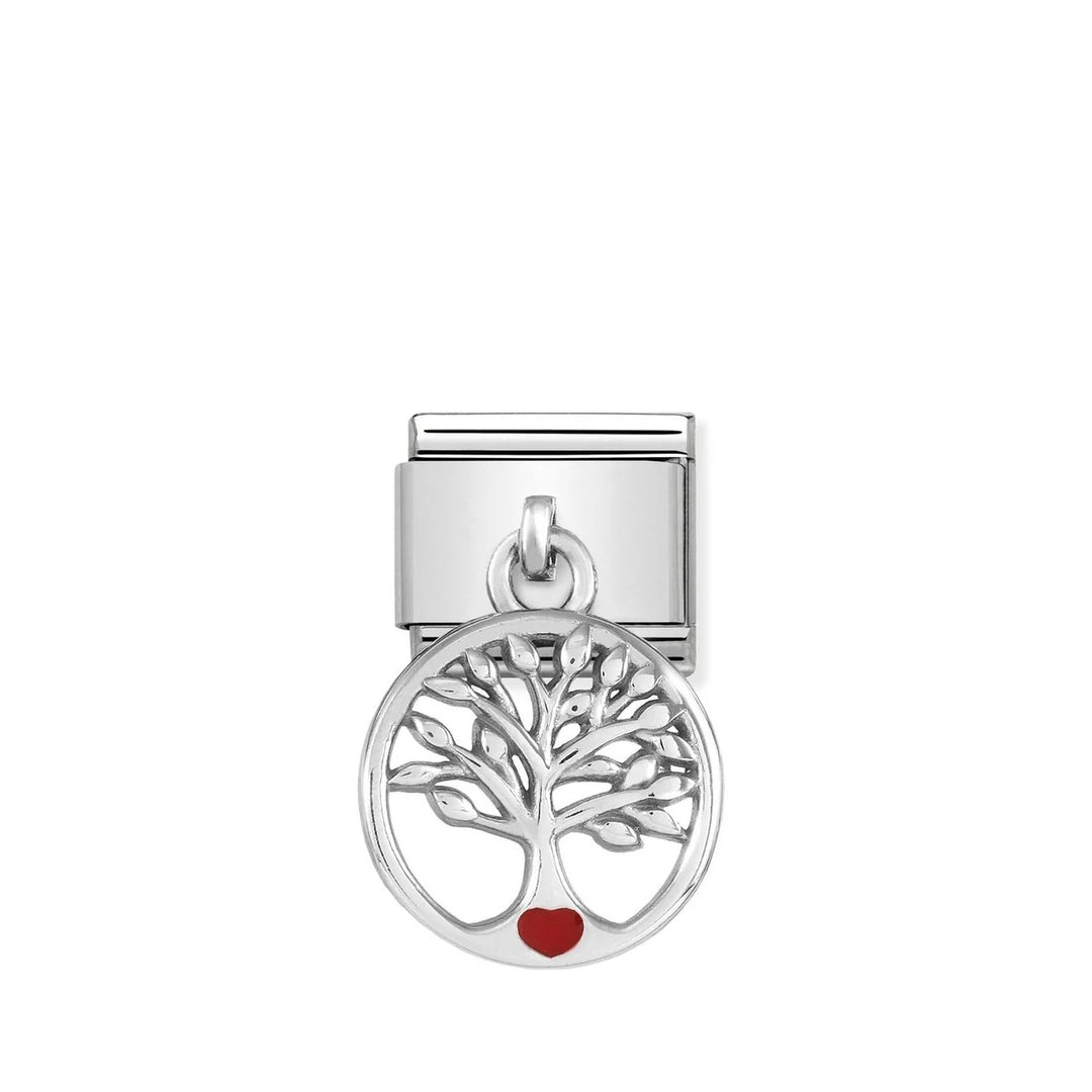 Nomination Composable Classic CHARMS steel, Enamel Tree of Life.