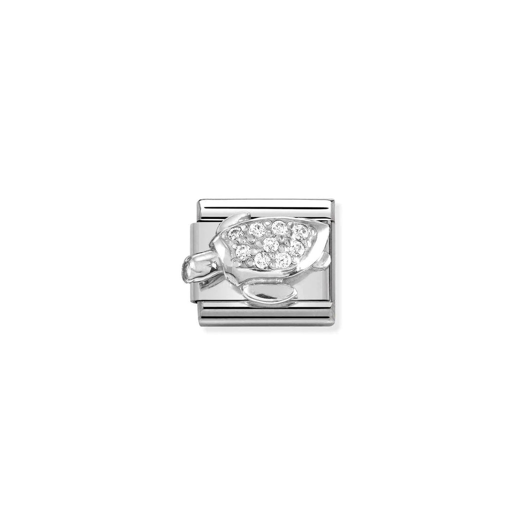 Nomination Composable® Link, Charm, Turtle with Cubic Zirconia