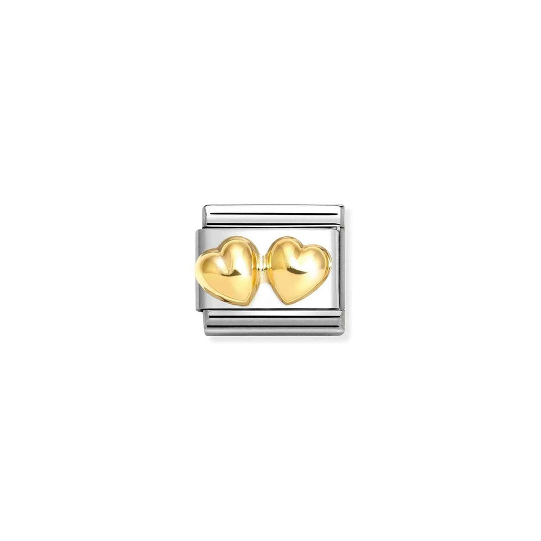 Nomination Composable® Link, Charm, Raised Double Heart