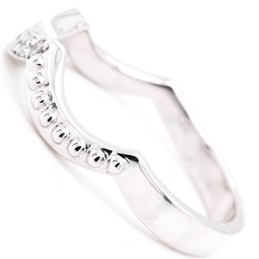 Graziella 14KT White Gold 0.13CTW Diamond Band Wedding Band - Size 7