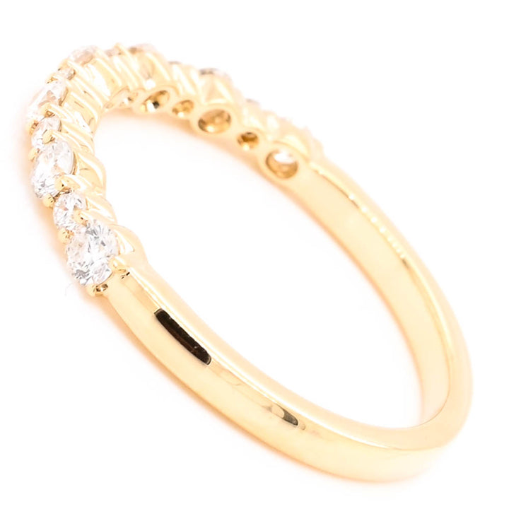 14KT Yellow Gold 0.45CTW Diamond Wedding Band